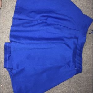 ambience apparel blue flowy skirt size small euc